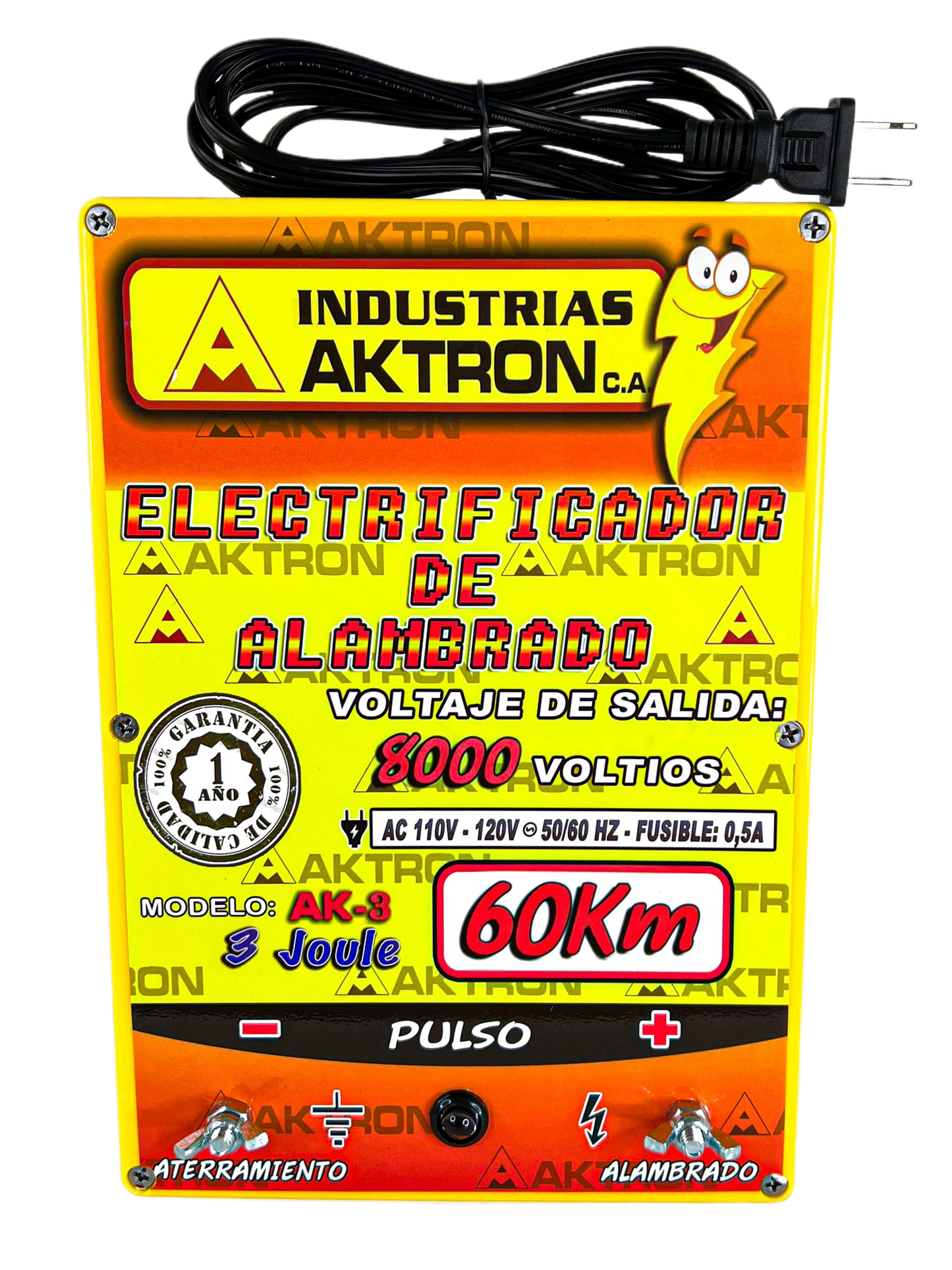 Energizador AKTRON 110V-60km