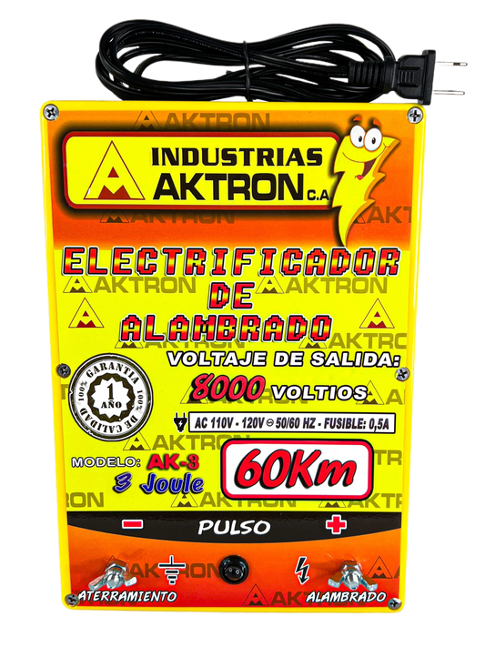 Energizador AKTRON 110V-60km