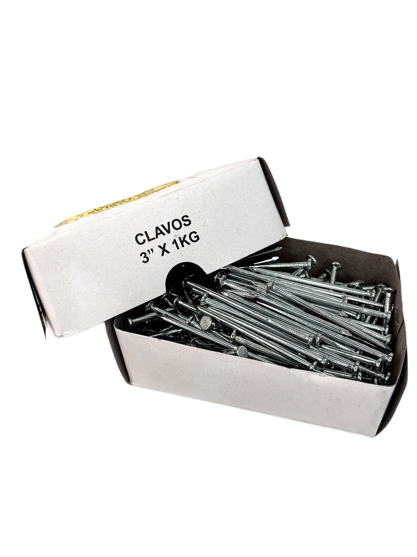 Clavo/Puntilla 3'' para Aisladores. Caja de 1 Kg