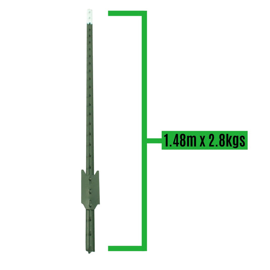 Poste T En Acero 1.48mtsx2.8kgs